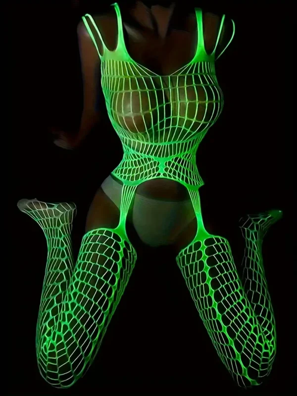 Fishnet Luminous Bodystocking