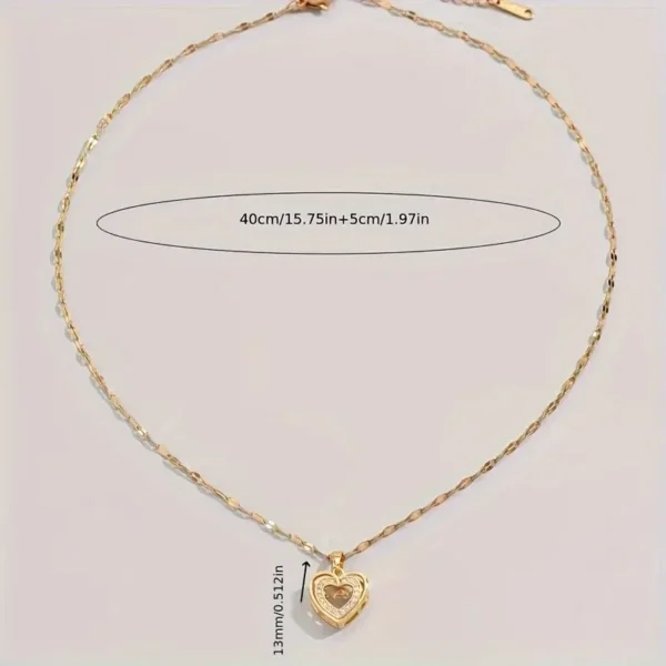 18k Gold-Plated Elegant Heart