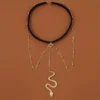 Bead Decor Snake Charm Chain