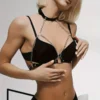 Sexy PU Leather Body Chain