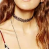 6pcs Stretch Velvet Choker Necklace Set