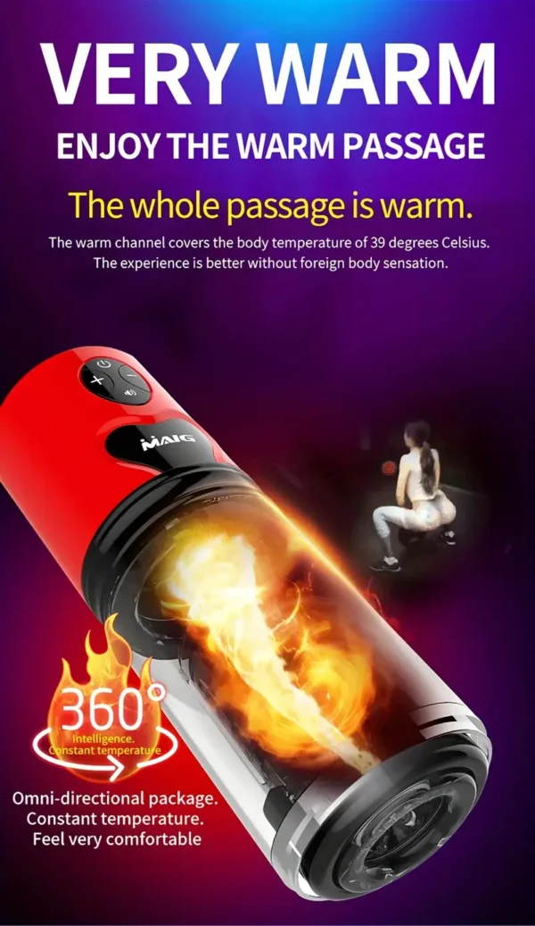 Powerful self-pumping masturbation cups for maximum pleasure