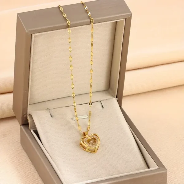 18k Gold-Plated Elegant Heart