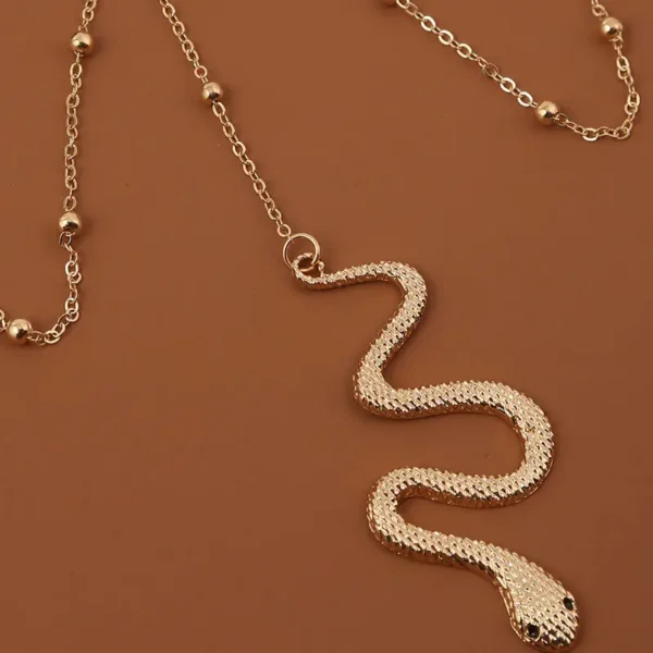 Bead Decor Snake Charm Chain