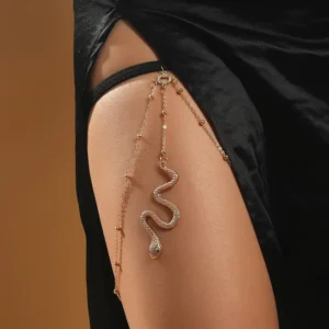Bead Decor Snake Charm Chain