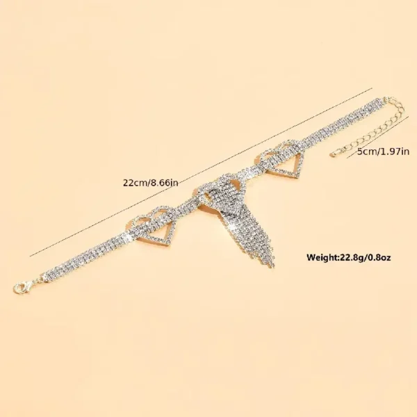 Heart Claw Chain Anklet