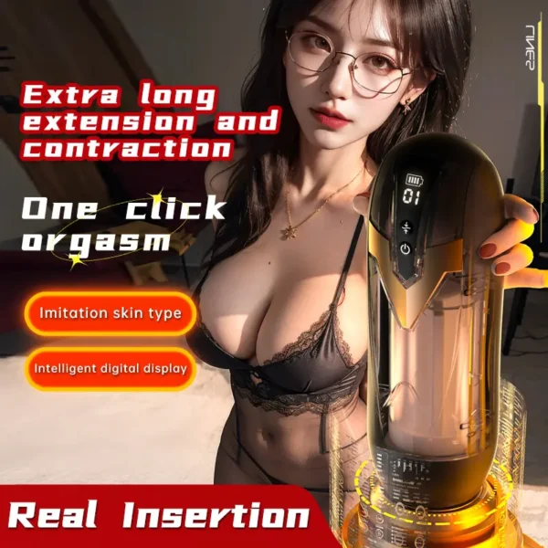 Realistic Male Masturbation Cup -  Discreet Adult Sex Toys for Men