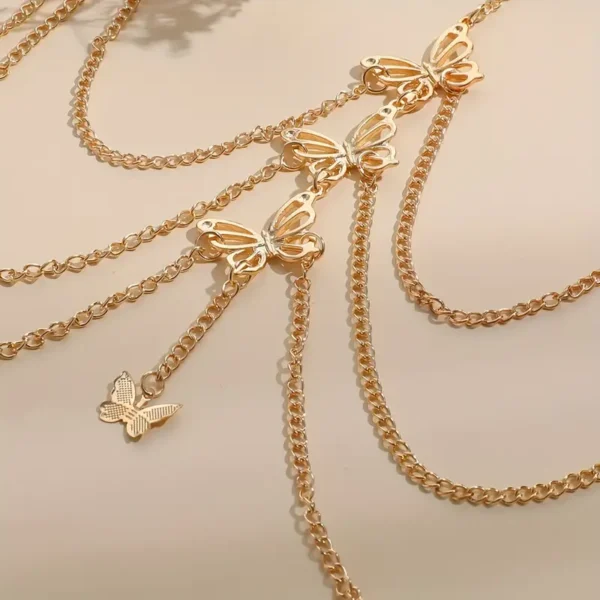 Elastic Multi-Layer Butterfly Thigh Chain