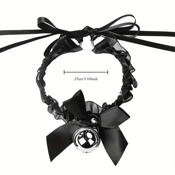 Sexy Cute Bow Bell Collar