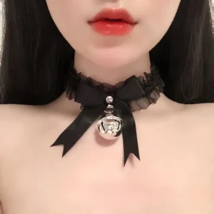Sexy Cute Bow Bell Collar