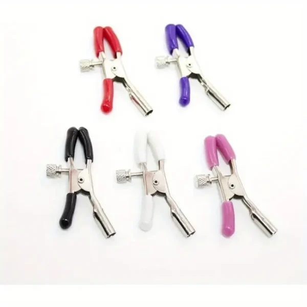 Stainless Steel Colored Nipple Clips