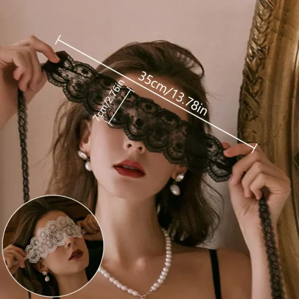 Women's Sexy Lace Transparent Erotic Mask