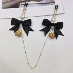 Festive Bowknot And Bell Body Clamps Clip for Women