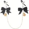 Festive Bowknot And Bell Body Clamps Clip for Women