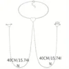 Stainless Steel Sexy Barbell Nipple Chain Nipple Ring