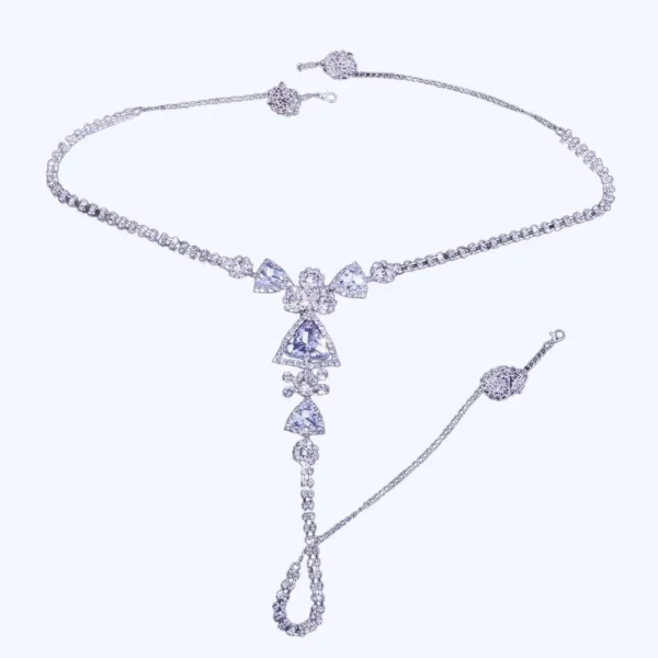 Rhinestone Lingerie Thong Chain