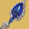 Sexy Sapphire Rhinestone Panty Chain