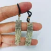 Luxury Crystal Tassel Earrings and Silicone Nipple Clip Set
