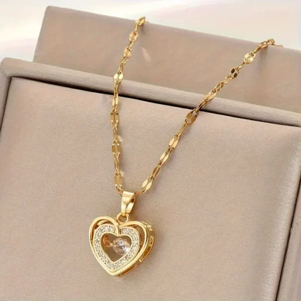 18k Gold-Plated Elegant Heart