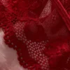 Hollow Out Bow Knot Bra & Open Crotch Boyshort Panties