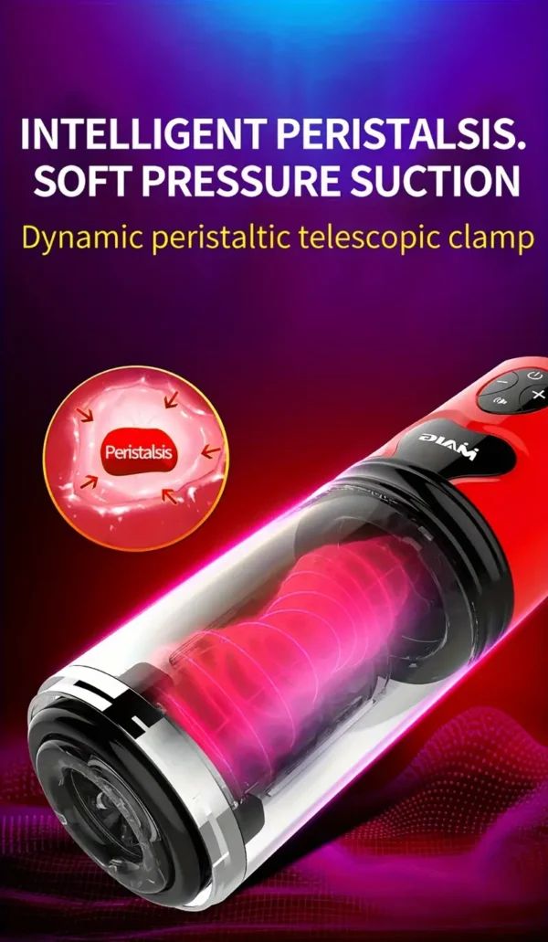 Powerful self-pumping masturbation cups for maximum pleasure