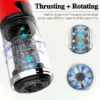 Powerful self-pumping masturbation cups for maximum pleasure