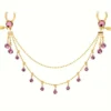 Breast Tassel Red Bead Clip