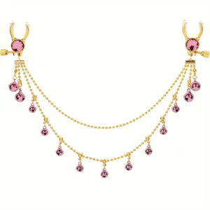 Breast Tassel Red Bead Clip