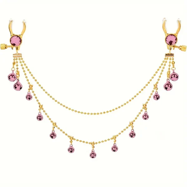 Breast Tassel Red Bead Clip