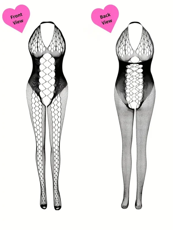 4pcs Women's Plus Sexy Lingerie Bodystockings