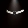 Rhinestone Heart Necklace
