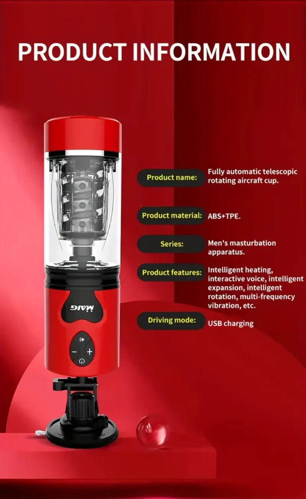 Powerful self-pumping masturbation cups for maximum pleasure