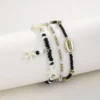 3 Piece Beaded Ladies Anklet Set