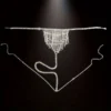 Rhinestone Body Chain, Sexy Tassel Thong