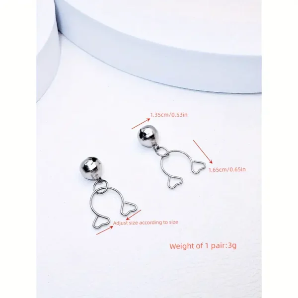 Sexy Stainless Steel Bell Nipple Clips