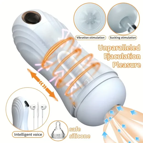 Automatic Hands-Free Male Cup Sucking Stick
