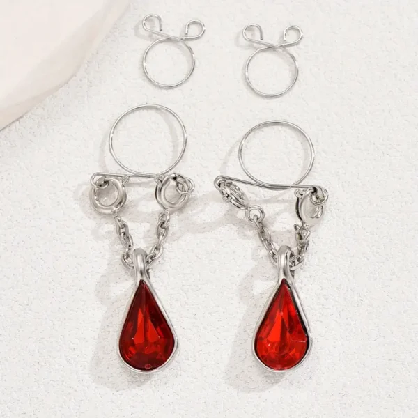 Sexy Teardrop Non-Piercing Nipple Rings For Women