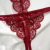 Deep V Backless Open Crotch Bodysuit