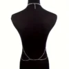 Stainless Steel Nipple Ring with Body Chain Waist Chest Chain