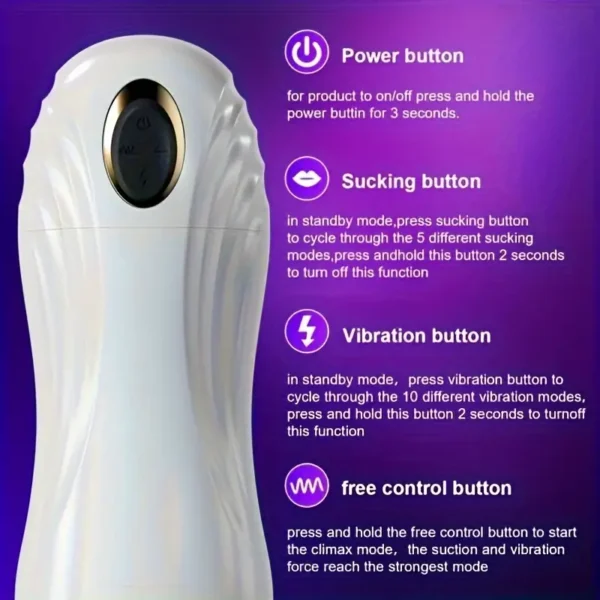 Automatic Hands-Free Male Cup Sucking Stick