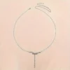 Women's Sexy Rhinestone Spider Accent Body Chain