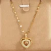 18k Gold-Plated Elegant Heart
