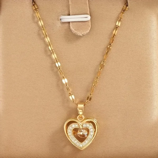 18k Gold-Plated Elegant Heart