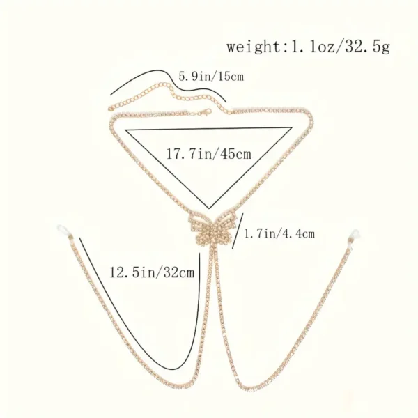 Sexy Butterfly Bow Nipple Chain