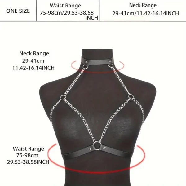 Sexy PU Leather Body Chain