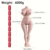 Sex Torso with Large Breasts,  Portable Pocket Sex Toy