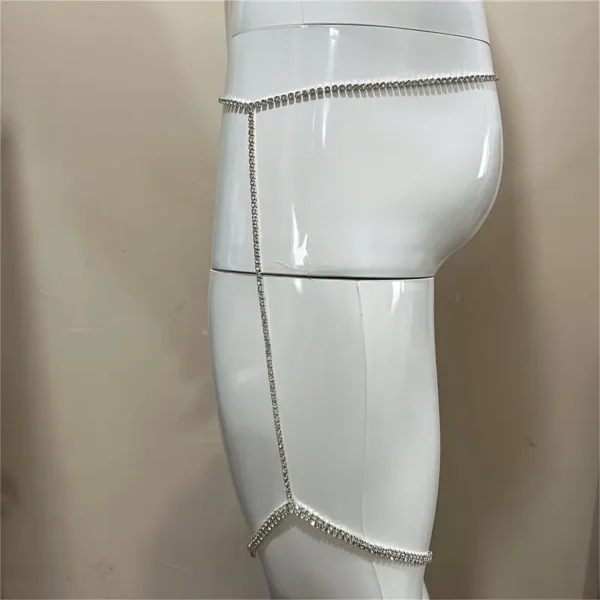 Sparkling Rhinestone Leg & Waist Chain