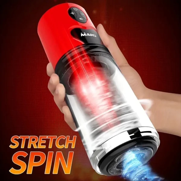 Powerful self-pumping masturbation cups for maximum pleasure