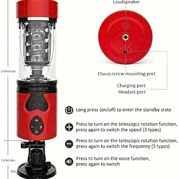 Powerful self-pumping masturbation cups for maximum pleasure