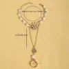 Floral Adjustable Ring-Bracelet Hybrid
